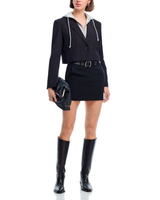 Drew Twofer Cropped Blazer