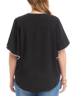 Flutter Sleeve Top