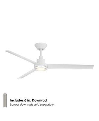 Fans Bolo 56 in Selectable 2700-3000-4000-5000K LED Indoor or Outdoor Smart Home Ceiling Fan