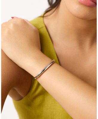 Brynley Brass Silver Bracelet