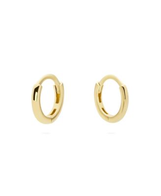 Gold Huggie Hoops Earrings