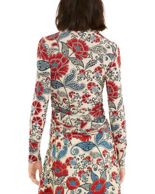 Francesca Sand Jersey Blouse 