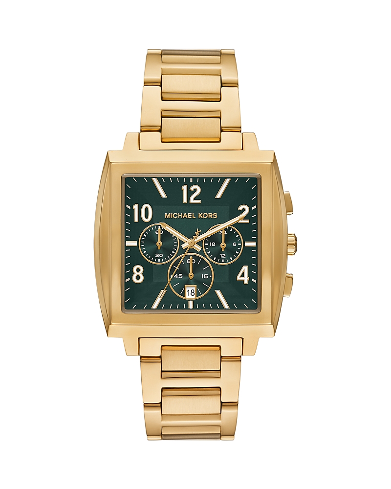 Michael Kors Oversized Rhys Gold-tone Watch In Gold