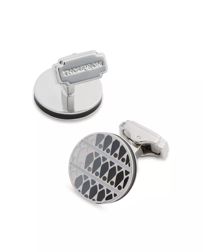 Thompson Of London Cairo Leaf Cufflinks