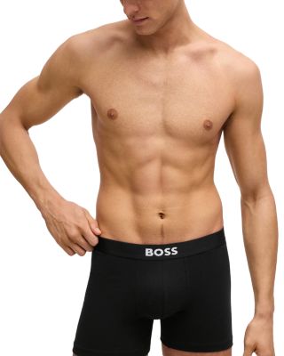 x David Beckham Boss One Boxer Briefs, Pack of 3