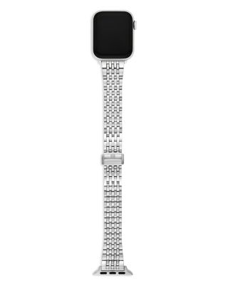 Tapered Seven Link Stainless Bracelet Band for Apple Watch&reg;, 38-49mm