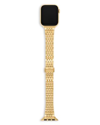 18K Gold Plated Bracelet Band for Apple Watch&reg;, 38-49mm