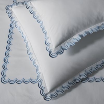 Stella Scalloped Embroidered Standard Sham