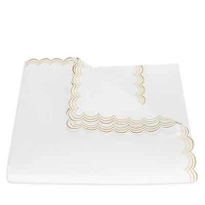 Stella Scalloped Embroidered Duvet Cover, King