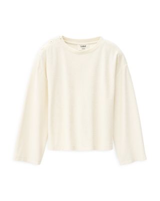 Foley Button Shoulder Top