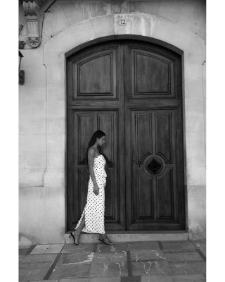 Polka Dot Maxi Skirt