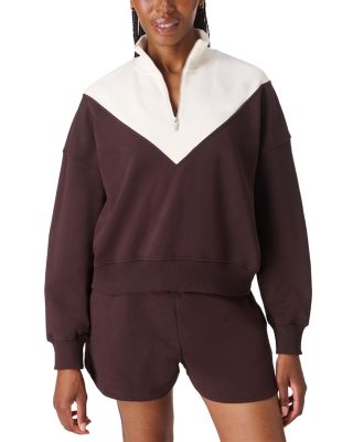 Revive Crop Half Zip Sweatshirt
