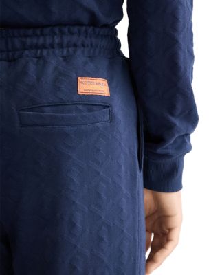 Relaxed Fit Jacquard Terry Sweatpants