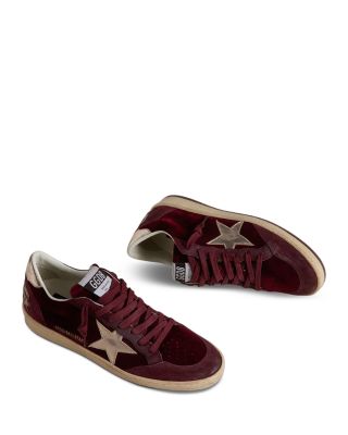 Women's Ballstar Velvet Embellished Sneakers