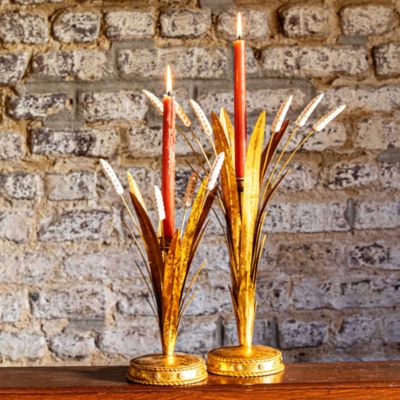 Forest Walk Wheat 17" Candlestick