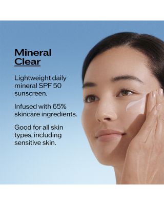 Urban Environment Mineral Clear Sunscreen SPF 50 100% Mineral Sunscreen for Face 1 oz.