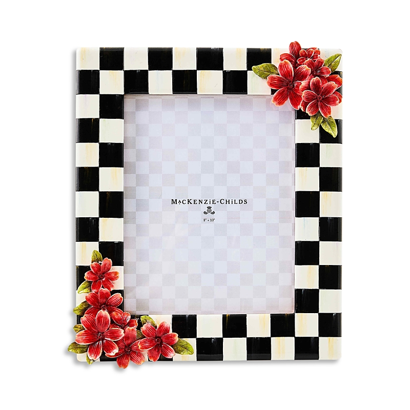 Mackenzie-childs Courtly Check Floral Frame, 8 X 10 In Multi