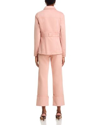 Marvin Patch Pocket Jacket & Dylan High Rise Straight Ankle Pants