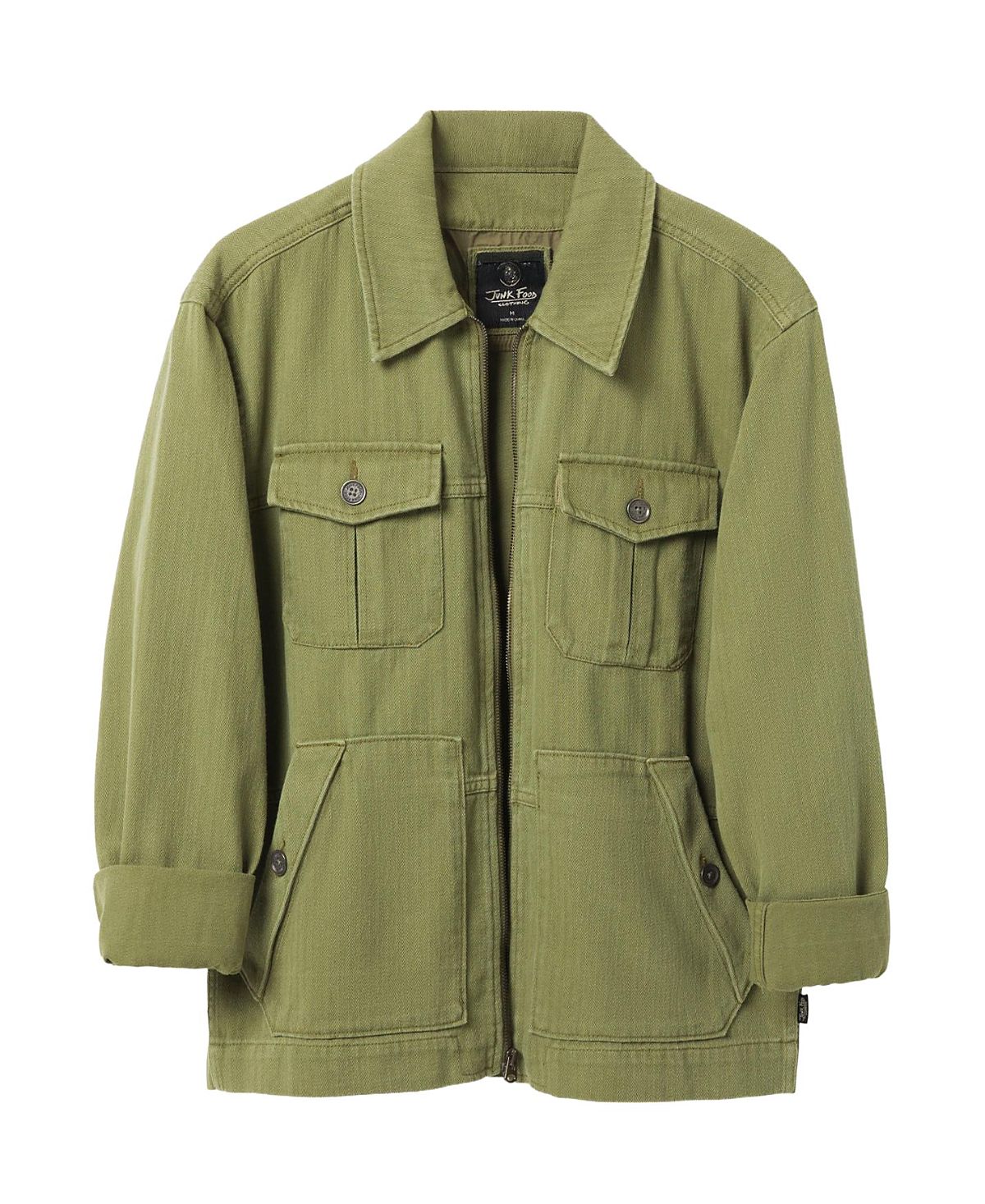 Junk Food Clothing Unisex Utility Twill Shacket