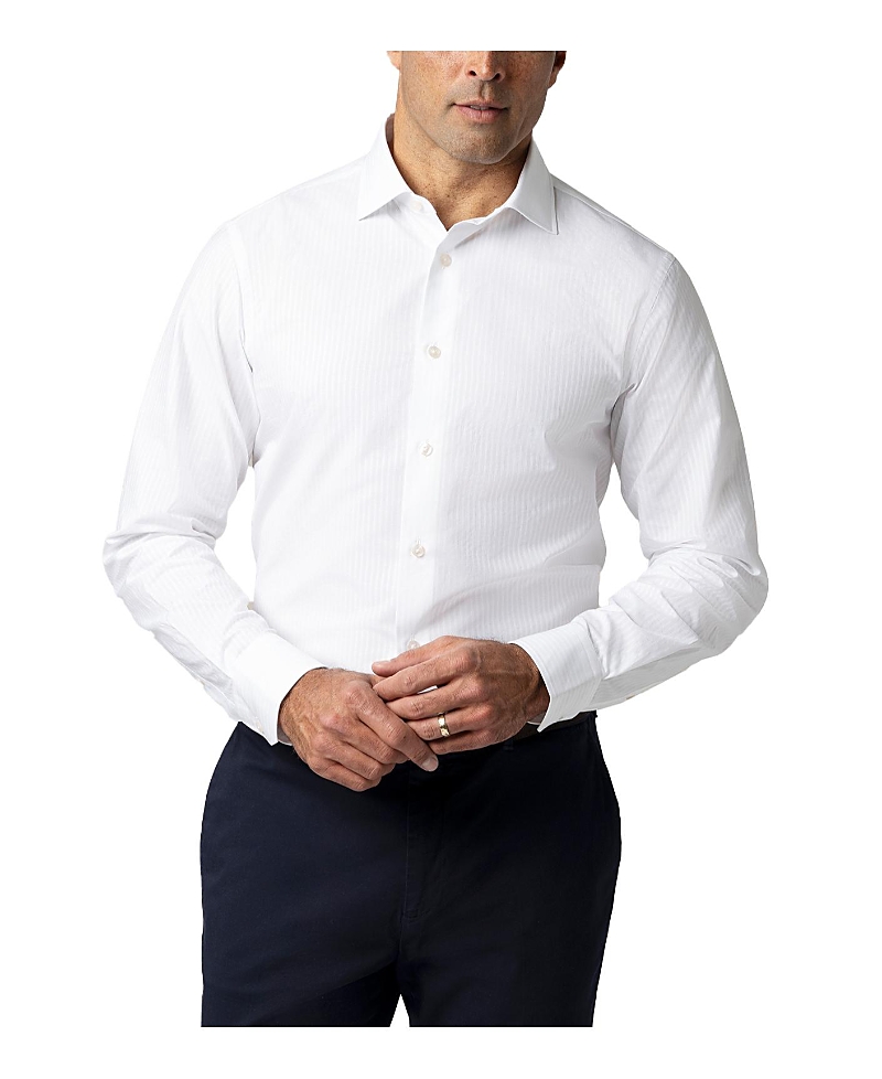Robert Talbott Reynolds Dobby Stripe Contemporary Fit Shirt