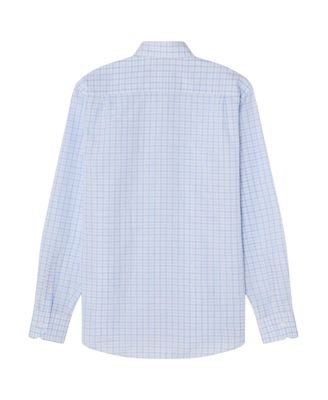 Reynolds Check Cotton/Linen Classic Fit Shirt