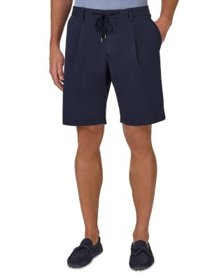 Cotton Stretch Drawstring Bermuda Shorts