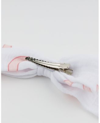 Girls' Tie Bow Big Bows in Pink Hair Clip - Baby