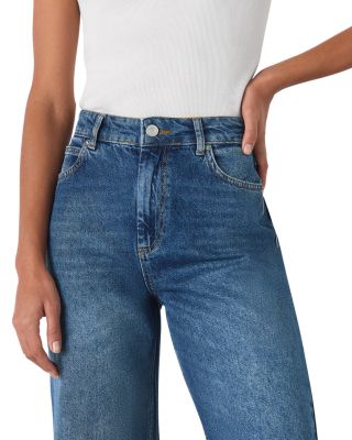 Ankle Straight Leg Jeans in Denim