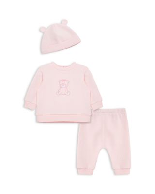 Unisex Three Piece Quilted Bear Set - Baby
