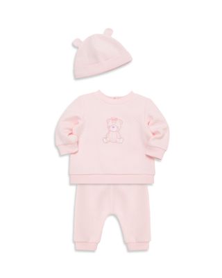 Unisex Three Piece Quilted Bear Set - Baby