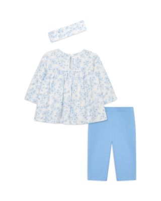 Girls' Three Piece Smocked Tunic Set - Baby