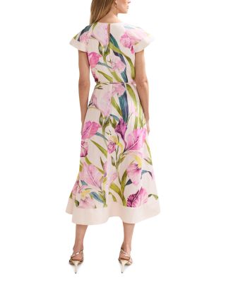Matilda Floral Print Midi Dress