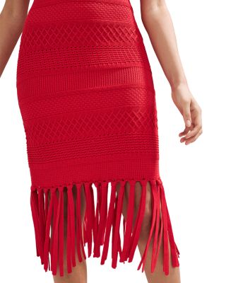 Tazmin Tassel Knit Dress