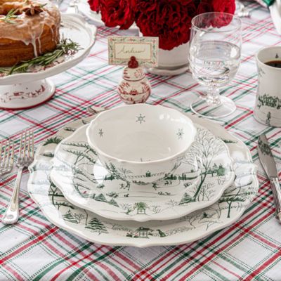 Country Estate Winter Frolic Dinner Plate, Evergreen