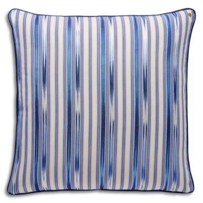 Kutnu Marine Ikat Decorative Pillow, 20" x 20"