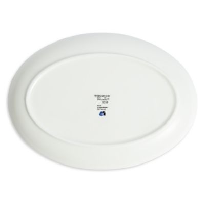 Wild Strawberry Inky Blue Oval Serving Plate