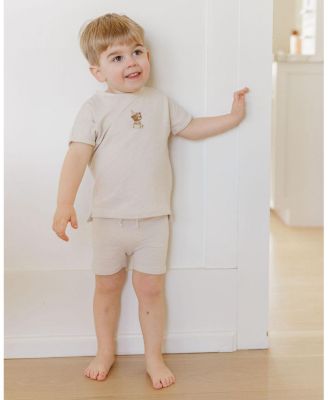Boys' Organic Bear Collection French Terry Tee and Short Set - Baby, Little Kid