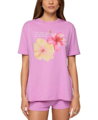 Edikted - Fleur Hibiscus Graphic T-Shirt