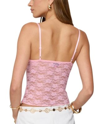 Eira Sheer Lace Tank Top