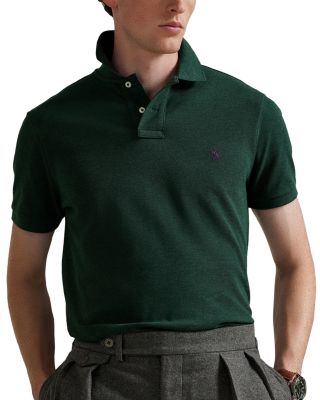 Custom Slim Fit Mesh Polo Shirt