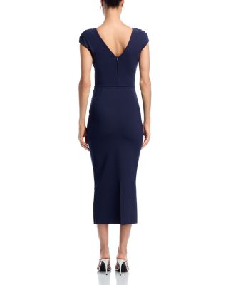 Hesup Embellished Cap Sleeve Dress