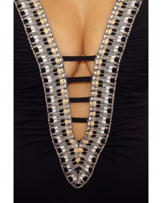 Fiesta Clare Plunge One Piece Swimsuit