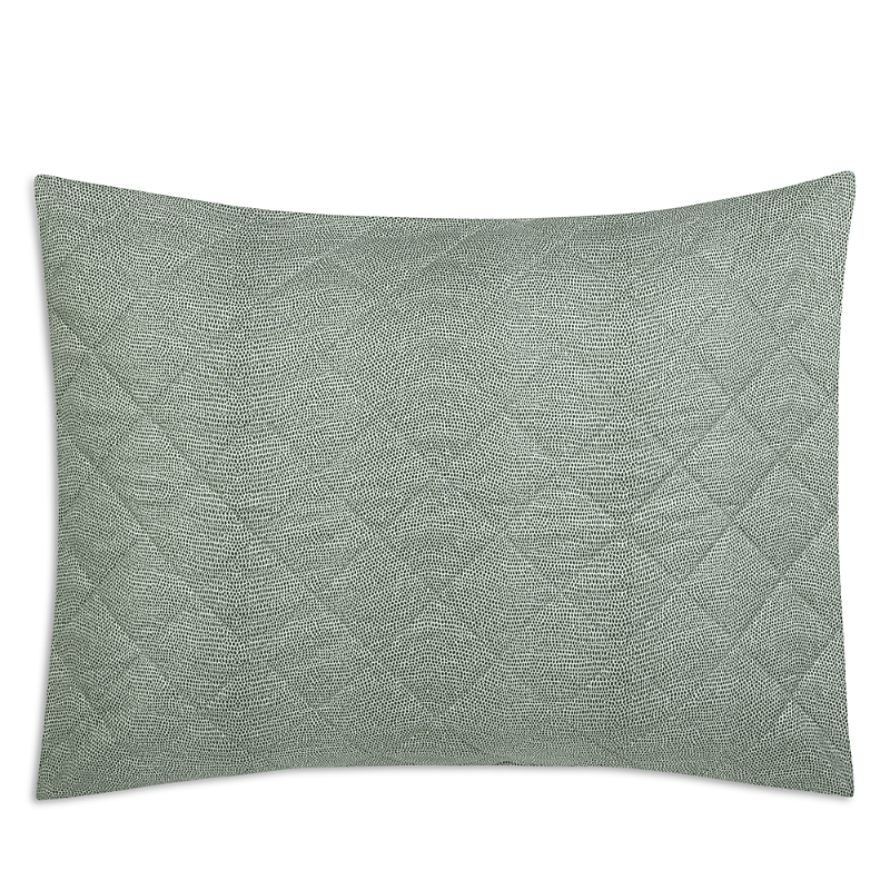Matouk Jasper Quilted King Sham In Green