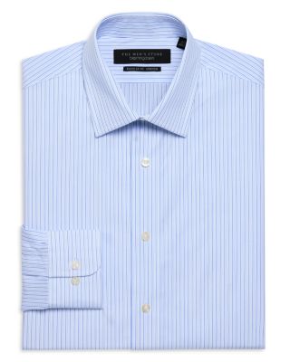 Stretch Twill Stripe Regular Fit Dress Shirt - Exclusive