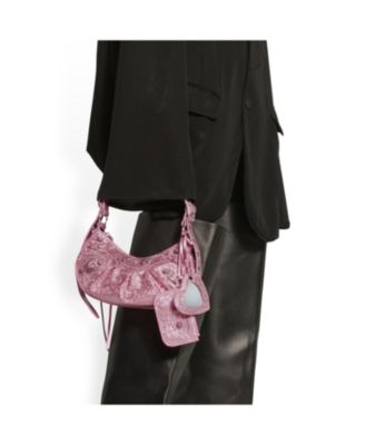 Le Cagole Shoulder Bag with Rhinestones