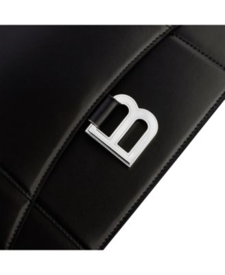 【Balenciaga】HOURGLASS FLAP BAG S◆8285222ABQ8 Women's Hourglass Flap Bag Small in Black | Balenciaga US