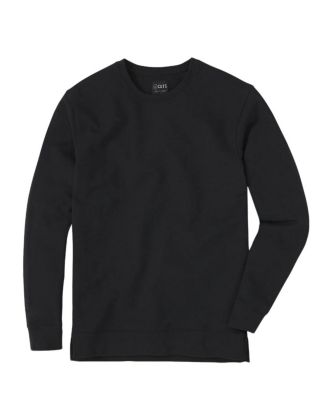Hyperloop Pullover Split Hem Sweatshirt