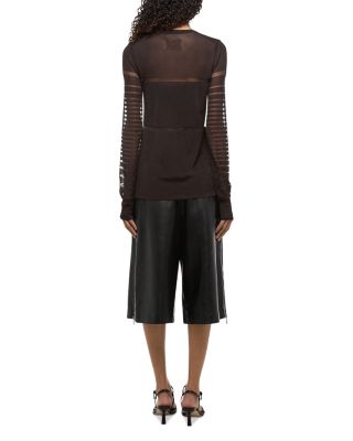 Shadow Striped Long Sweater