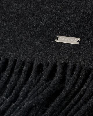 Long Fringed Wool Scarf