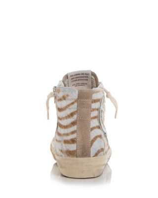 Unisex Slide Calf Hair Sneakers